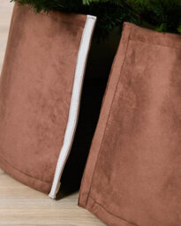 Werchristmas 70 Cm Espresso Velvet Christmas Tree Collar - thumbnail 4