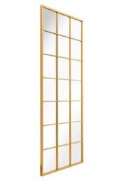 "Mirroroutlet Fenestra - Gold Modern Window Leaner / Wall Mirror 79"" X 31"" (200Cm X 80Cm)" - thumbnail 4