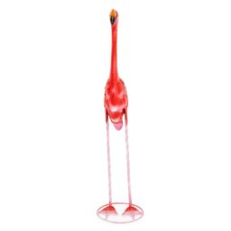Candlelight Pink Metal Flamingo Garden Ornament (H)58Cm (W)24Cm - thumbnail 2