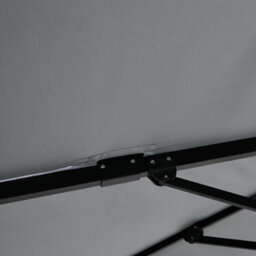 Thehotsale 3M Cantilever Parasol With Solar Led Lights And 360 Degree Rotation Patio Rectangle Offset Umbrella - thumbnail 7