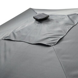Thehotsale 3M Cantilever Parasol With Solar Led Lights And 360 Degree Rotation Patio Rectangle Offset Umbrella - thumbnail 5