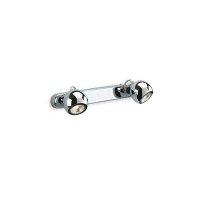 Luminosa Lighting Luminosa Magnetic 2 Light Spotlights Bar Light Chrome, Gu10