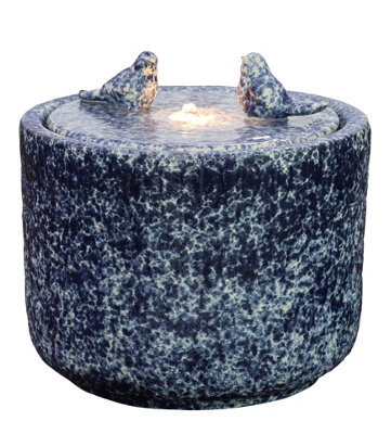 Outdoor Living UK Larkhall Ceramic Fountain Traditional Water Feature Without Cover