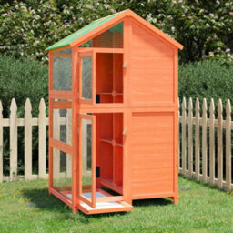 Walplus Bird House Brown 97X81X152 Cm Solid Wood Pine