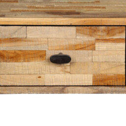 Berkfield Durable Console Table Solid Reclaimed Teak 120X30X76 Cm - thumbnail 7