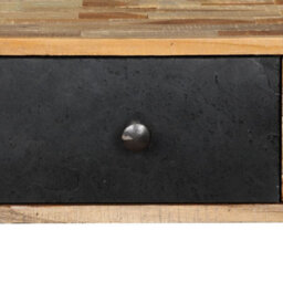 Berkfield Durable Console Table Solid Reclaimed Teak 120X30X76 Cm - thumbnail 8