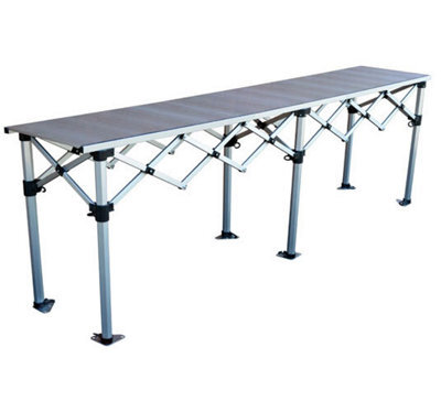 Crocodile Trading Instant Shelter 3M Concertina Table With Aluminium Top - image 1