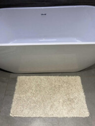 Rapport Home Cotton Loop Shaggy Bath Mat Natural 50X80Cm - thumbnail 2