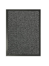 Heavy Duty Indoor & Outdoor Rubber Non-Slip Absorbent Barrier Mat - Silver Grey 60 X 150 Cm