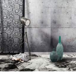 Silver Grey Abstract Modern Funky Rug Easy To Clean Living Room Bedroom And Dining Room -160Cm X 220Cm - thumbnail 1