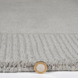 Naturelle Mayfair Esme 120X170Cm Silver Wool Rug - thumbnail 5