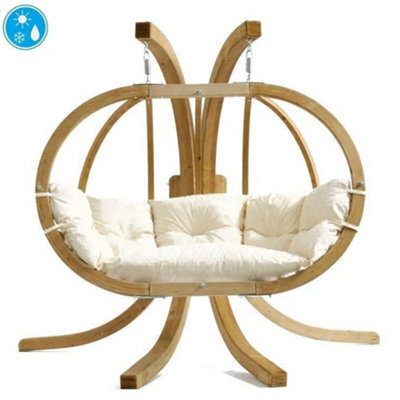 Amazonas Globo Royal Double Seater Hanging Chair Set - Natura