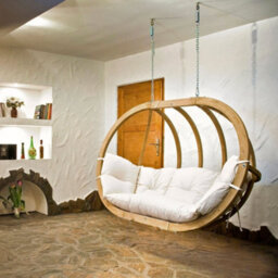Amazonas Globo Royal Double Seater Hanging Chair Set - Natura - thumbnail 7