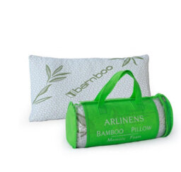 ARLinens Bamboo Pillow Shredded Memory Foam Anti-Bacterial Orthopedic Head Neck Support Pillow - thumbnail 8