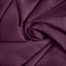 Luxury Living Plain Velvet Chenille Cushion Aubergine - thumbnail 4