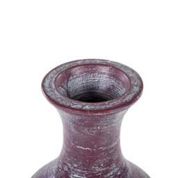 Wyld And Coco Hand-Painted Terracotta Vase Gold And Green, Faux Aged Distressed Finish, 24Cm X 57Cm - thumbnail 5
