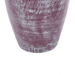 Wyld And Coco Hand-Painted Terracotta Vase Gold And Green, Faux Aged Distressed Finish, 24Cm X 57Cm - thumbnail 6