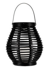 "Paulmann Pauleen 48293 Led Solar Lantern ""sunshine"" Glow Set Of 2, 188 mm, Black, Brown, Ip44 Solar Light"