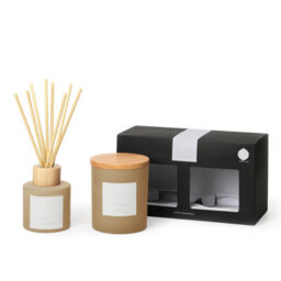 Aroma Naturals Frosted Decadence Candle & Diffuser Gift Set - Cashmere Scent - thumbnail 2