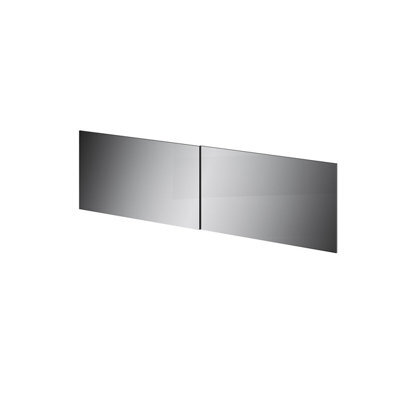 GoodHome Atomia Mirrored Sliding Wardrobe Door, (H)560mm (W) 987mm Pack Of 4 - image 1