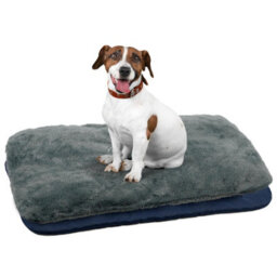 Geezy Large Dog Bed Washable Pet Bed Mattress Water Repellent Base Plush Top Portable - thumbnail 1