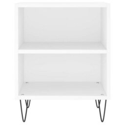 Berkfield Bedside Cabinets 2 Pcs White 40X30X50 Cm Engineered Wood - thumbnail 5