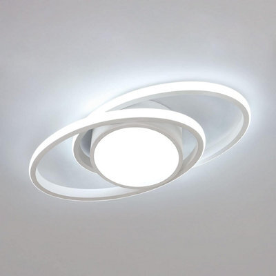 Pheashine Led Ceiling Lights, Modern Led Ceiling Lights White, 6500K,for Bedroom Hallway Balcony Corridor (Dia 39Cm) - image 1
