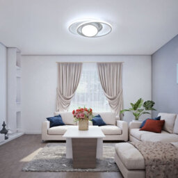 Pheashine Led Ceiling Lights, Modern Led Ceiling Lights White, 6500K,for Bedroom Hallway Balcony Corridor (Dia 39Cm) - thumbnail 7