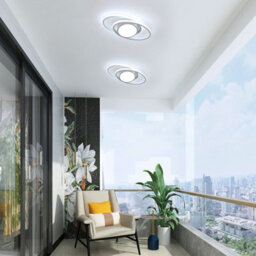 Pheashine Led Ceiling Lights, Modern Led Ceiling Lights White, 6500K,for Bedroom Hallway Balcony Corridor (Dia 39Cm) - thumbnail 6