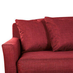 Beliani Sofa 3 Seater Gilja Fabric Red - thumbnail 7