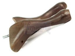 L&F Queen Anne Wooden Legs Antique Brown Stain 250mm High Set Of 4 Replacement Furniture Feet  M8 - thumbnail 7