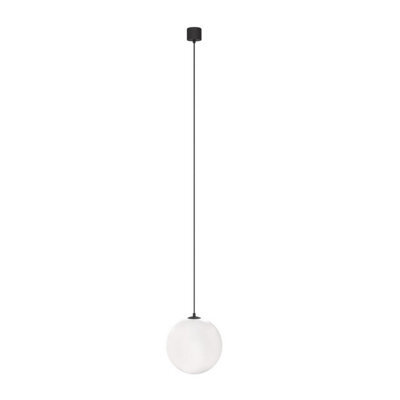 Luminosa Lighting Luminosa Luna 20Cm Globe Pendant Ceiling Light Black And White 4000K 350Lm - image 1