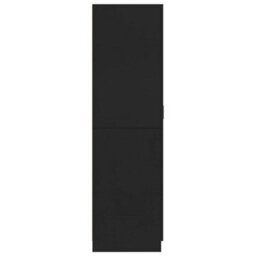 Vidaxl Wardrobe Black 80X52X180 Cm Engineered Wood - thumbnail 7