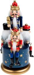 Shatchi 20Cm Musical Box Wooden Nutcrackers Soldiers Christmas Ornament Any One - thumbnail 4