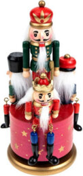 Shatchi 20Cm Musical Box Wooden Nutcrackers Soldiers Christmas Ornament Any One - thumbnail 8