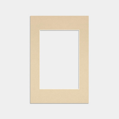 Ak Frames 6X4 Ivory Picture Mounts To Fit 4X3 Aperture Size - Mount Board Only (No Frame Included) - image 1