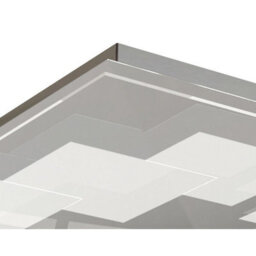 Luminosa Lighting Luminosa Jersey Ceiling 20W Led Square 3000K, 1800Lm, Polished Chrome/opal White Glass - thumbnail 5