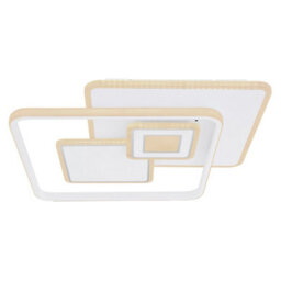 Luminosa Lighting Luminosa Roderick 50X50Cm Integrated Led Semi Flush Ceiling Light White Matt Led Dimmable 2700-6000K Remote Control - thumbnail 3