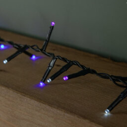 Samuel Alexander 25M 1000 Led Treebrights Christmas String Lights With Timer In Blue, Purple & White - thumbnail 4