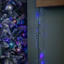 Samuel Alexander 25M 1000 Led Treebrights Christmas String Lights With Timer In Blue, Purple & White - thumbnail 9