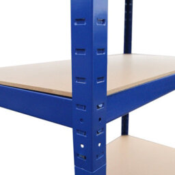 MonsterShop Monster Racking Heavy Duty Garage Storage Shelves (X3) & Workbench Blue 90Cm X 182.5Cm X 45Cm - thumbnail 7