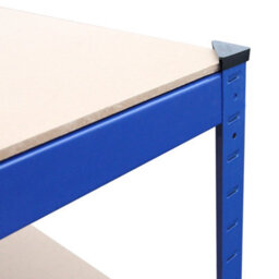 MonsterShop Monster Racking Heavy Duty Garage Storage Shelves (X3) & Workbench Blue 90Cm X 182.5Cm X 45Cm - thumbnail 9