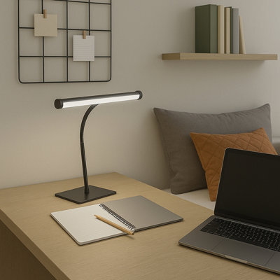 Eglo Riccione Led Tuneable White Desk Lamp, Black - image 1