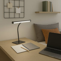 Eglo Riccione Led Tuneable White Desk Lamp, Black - thumbnail 1