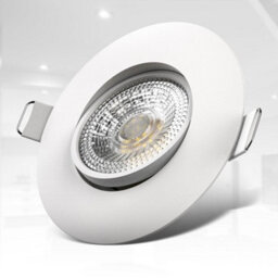 B.k.licht Set Of 6 Recessed Lights Led Downlights Spotlights Adjustable Warm White 4,9W 480Lm - thumbnail 7