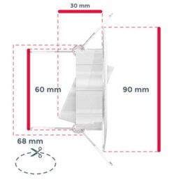 B.k.licht Set Of 6 Recessed Lights Led Downlights Spotlights Adjustable Warm White 4,9W 480Lm - thumbnail 5