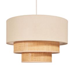 Inlight Lano Natural Rattan Round Lamp Shade (D)40Cm - thumbnail 5