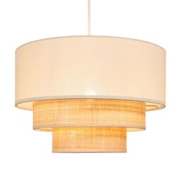 Inlight Lano Natural Rattan Round Lamp Shade (D)40Cm - thumbnail 4