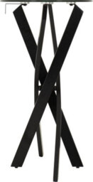 Seconique Sheldon Console Table  Clear Glass Top With Stylish Black Wavy Legs - thumbnail 5
