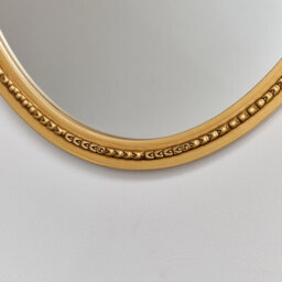 Melody Maison Large Oval Ornate Edge Gold Mirror 80Cm X 50Cm - thumbnail 4